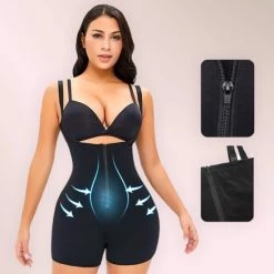 Beste deal ✔️ Wow Peach - High Waist Tummy Control Butt Lift String - Body Shaper - Waist Support - Corrigerend Ondergoed - Afslank - High Waist - Buttlift - Zwart - X-Large ⭐ -Goedkope badmode winkel 550x550 209