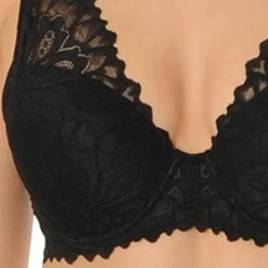 Coupon 😀 SAPPH - Flora Voorgevormde BH Zwart - Maat 70F - Zwart - Met Beugel - Dames 😉 -Goedkope badmode winkel 550x550 363