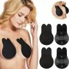 Flash-uitverkoop ✨ LYVION Strapless BH Plakbeha D/E/F - Plak BH - Zelfklevende Borstlift - Lingerie - Strapless Lift Effect - Push Up - Diameter 13 Cm - Zwart 🤩 -Goedkope badmode winkel 550x552 2