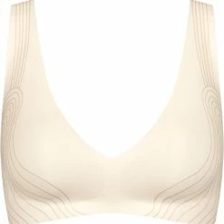 Aanbiedingen π€© Sloggi - Dames - ZERO Feel - Bralette Met Sluiting 2.0 - Angora - S π