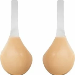 Begroting 🧨 Bye Bra Sculpting Silicone Lifts, Siliconen Borstlifting, Zelfklevend, Herbruikbaar, Strapless, Onzichtbaar, Zelfklevende Beha, Beige, Cup C 🔥