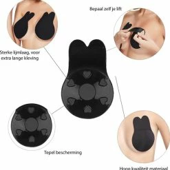 Flash-uitverkoop ✨ LYVION Strapless BH Plakbeha D/E/F - Plak BH - Zelfklevende Borstlift - Lingerie - Strapless Lift Effect - Push Up - Diameter 13 Cm - Zwart 🤩 7 Flash-uitverkoop ✨ LYVION Strapless BH Plakbeha D/E/F - Plak BH - Zelfklevende Borstlift - Lingerie - Strapless Lift Effect - Push Up - Diameter 13 Cm - Zwart 🤩 -Goedkope badmode winkel 550x558