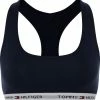 Nieuw ✔️ Tommy Hilfiger Sportbeha - Maat L - Vrouwen - Navy/ Wit 😍 -Goedkope badmode winkel 550x566 5
