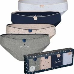 Kopen 😍 Happy Shorts Dames Slips Hartjes Print Valentijn 4-Pack D687 - Maat 38 🔥