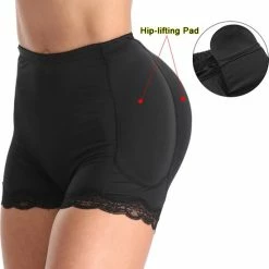 Coupon 😍 Sara Shop - Butt Lifter - Slipje Met Vulling - Corrigerend Ondergoed Dames - Shapewear Voor Billen - Tummy Control - Buttlifter- Volle Billen -Zwart - Maat XXL - Topkwaliteit 😍