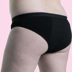 Promo 🧨 Cheeky Wipes Menstruatie Ondergoed - Feeling Sporty - Slip - Maat 50-52 - Zwart 👍 -Goedkope badmode winkel 550x592 2