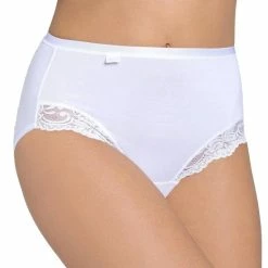Goedkoop ✔️ Sloggi Romance Dames Maxi Slip Met Kant Wit Maat 48 😀 -Goedkope badmode winkel 550x611 45