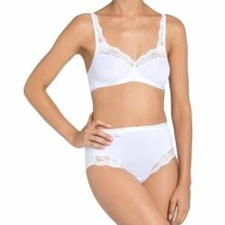 Goedkoop ✔️ Sloggi Romance Dames Maxi Slip Met Kant Wit Maat 48 😀 -Goedkope badmode winkel 550x611 47