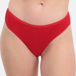 Groothandel ❤️ Bamboo Basics - Taille Slips Julia (3-pack) Dames - Rood - M 🔔 -Goedkope badmode winkel 550x613 4