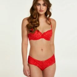 Beste deal ⭐ Hunkemöller Dames Lingerie Voorgevormde Beugel Bh Rose - Rood - Maat D80 🎁 -Goedkope badmode winkel 550x656 3