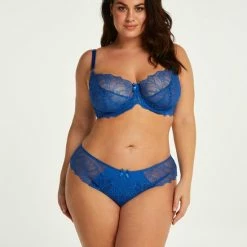 Uitgang 🎁 Hunkemöller Dames Lingerie Niet-voorgevormde Beugel Bh Alice I AM Danielle - Blauw - Maat G85 🎉 -Goedkope badmode winkel 550x660 262
