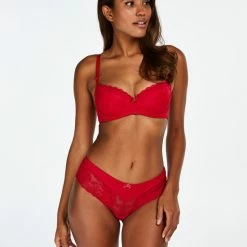 Gloednieuw 😀 Hunkemöller Dames Lingerie Voorgevormde Beugel Bh Maya - Rood - Maat F70 ❤️ -Goedkope badmode winkel 550x661 4