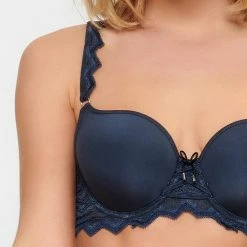 Beste Verkoop ⭐ LingaDore - Midnight Uni Fit BH - Maat 75D - Blauw - Dames 🎉 -Goedkope badmode winkel 550x663 1