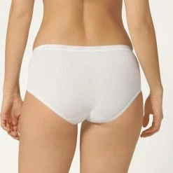 Nieuw 🛒 Sloggi Basic+ Dames Midi Slip - Wit - Maat 38 😉 -Goedkope badmode winkel 550x679 1