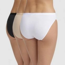 Gloednieuw 🥰 Dim Ecodim Pockets Katoen Dames Slip- 3-Pack - Zwart/Wit/New Skin - Maat L 🥰 -Goedkope badmode winkel 550x686 3