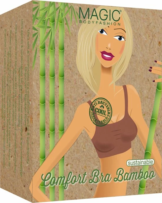 Gloednieuw π MAGIC Bodyfashion Comfort Bra Bamboo Dames Beha Soft Green - Maat L π 9 Gloednieuw π MAGIC Bodyfashion Comfort Bra Bamboo Dames Beha Soft Green - Maat L π - Afbeelding 7