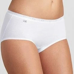 Nieuw 🛒 Sloggi Basic+ Dames Midi Slip - Wit - Maat 38 😉 -Goedkope badmode winkel 550x691