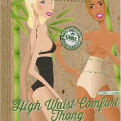 Flash-uitverkoop ❤️ MAGIC Bodyfashion High Waist Comfort Thong Dames Corrigerend Ondergoed Zwart - Maat S 🛒 -Goedkope badmode winkel 550x704 1