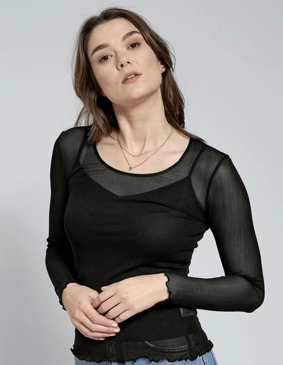 Aanbiedingen 𧨠Merkloos Zijden Netshirt Transparant Kokon Zwo Zwart 44/46 π 3 Aanbiedingen 𧨠Merkloos Zijden Netshirt Transparant Kokon Zwo Zwart 44/46 π