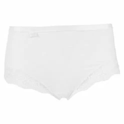 Goedkoop ✔️ Sloggi Romance Dames Maxi Slip Met Kant Wit Maat 48 😀 -Goedkope badmode winkel 550x728 3