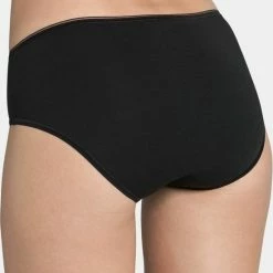 Goedkoopste 🔥 Sloggi Slip Midi Feel Sensation Zwart - Maat 40 😍 -Goedkope badmode winkel 550x737 2