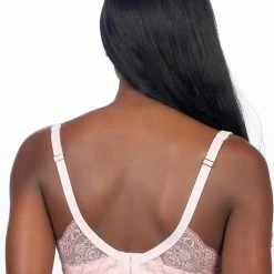 Groothandel 👏 After Eden D Cup & Up After Eden - 80G - D-Cup & Up Padded Wire Bra Two Tone Lace - Pink 👏 -Goedkope badmode winkel 550x778 6