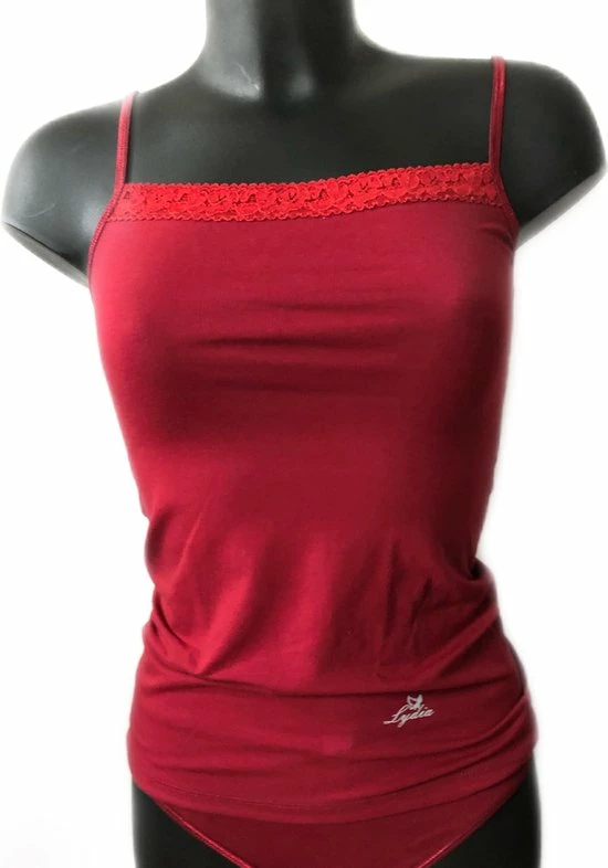 Flash-uitverkoop π₯° Merkloos Lydia 2-pack Spaghetti Hemdje Met Kant Donker Rood/donkerblauw Maat S π₯ 6 Flash-uitverkoop π₯° Merkloos Lydia 2-pack Spaghetti Hemdje Met Kant Donker Rood/donkerblauw Maat S π₯ - Afbeelding 4