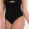 Flash-uitverkoop ❤️ MAGIC Bodyfashion High Waist Comfort Thong Dames Corrigerend Ondergoed Zwart - Maat S 🛒 -Goedkope badmode winkel 550x798 3