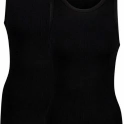 Goedkoop 🎉 Bamboo Basics 2-pak Tank Top - River - M - Zwart 🌟