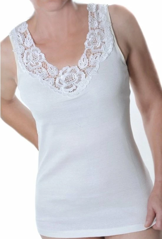 Goedkoop π Merkloos Toker Dames Hemd Kant, Breed Bandje 228/1 - 42 - Wit π 6 Goedkoop π Merkloos Toker Dames Hemd Kant, Breed Bandje 228/1 - 42 - Wit π - Afbeelding 4