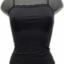 Hete verkoop 💯 Merkloos Lydia 2-pack Spaghetti Hemdje Met Kant Zwart Maat S ⌛ -Goedkope badmode winkel 550x820