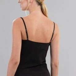 Kopen 🥰 Merkloos 2 Stuks- DAMES SPAGHETTI BAND HEMD MET KANT/ Onderhemd/ZWART/ NIEUWE COLLECTIE/ Hoge Kwaliteit/ MAAT M- Katoen 🥰 -Goedkope badmode winkel 550x822 2