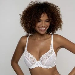 Promo 👏 Dorina BH - Kanten BH Met Beugel - Angie - 85C - Wit ⌛