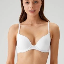 Begroting 🌟 Viuma Milano Viuma Vrouw Wit 610161 Beugelbeha Push Up Micro Bh Dagelijks Comfort Hoogwaardig Kwaliteit 🛒