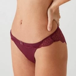 Goedkoopste 👏 Viuma Milano Viuma Vrouw Purper 472421 Kanten Slip Sexy Brief Ondergoed Comfortabel 🎁 -Goedkope badmode winkel 550x825 32